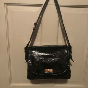 Marc Jacobs patent leather handbag made in Italy great condition.